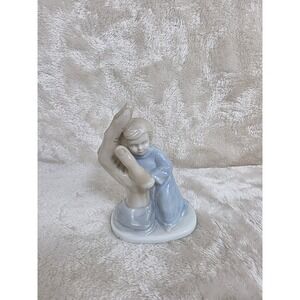 1983 Vintage Roman God Palm‎ of My Hand Boy Figurine.  4.5in